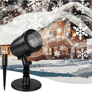 Christmas Projector Lights Outdoor, Waterproof LED Snowflake Lights